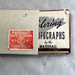 Vintage Marshall’s Transparent Photo Oil Colors No. “0” Set