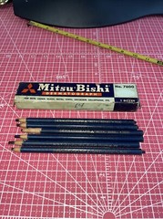 Mitsu-bishi Pencil Dermatograph No 7600 Dark Blue Mitsubishi 6 Pack Used Review