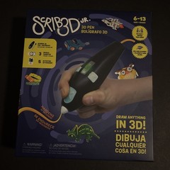 SCRIB3D Junior 3D Printing Pen Set for Kids with Filament, Activity Guide