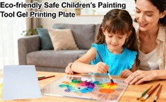 Gel Print Plate A4 Sturdy Premium Durability Practical Easy to Use Reusable
