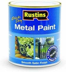 Quick Dry Metal Paint in Black – Rust Resistant 500ml, Ideal for Indoor/Outdoor
