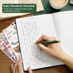 Burgundy Legend Reading Journal Log Tracker For Adult Kids Book Lovers