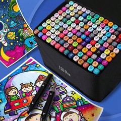 Alcohol Marker Pens Set Dual Tip Art Markers 12 168 Colors Sketch Drawing Kit