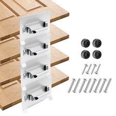 Door Painting Stand: Heavy-Duty Steel Racks with 4 Rubber Feet & Ergonomic Ha…