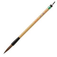 AKASHIYA Calligraphy Brush, Thick Brush, Shiokaze (Sea Breeze) No. 4 (Daruma Han