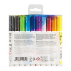 Brush Pen Set 10 Bright Colors 11509803 Calligraphy Drawing Markers 10 PCS