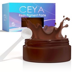 Chocolate Brown Resin Pigment Paste 3.5oz/ 100g Epoxy Dye Pigment Opaque Epoxy R