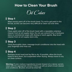 Exceptional Long Handle Filbert Brush by Silver Brush – Grand Prix Series Size 0