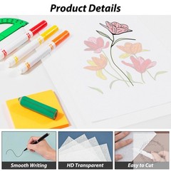 Tracing Paper Roll 36 Inches x 30 Yards, Large Trace Paper White Pattern Paper