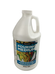 DecoArt Pouring Medium Additive for Paint Pouring 64 Fl Oz