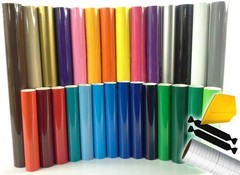 Starter Kit 10 Roll ORACAL 651 Multi Color Cricut Silhouette Vinyl Bundle Cameo