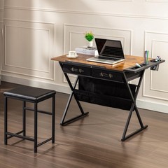 VECELO Drafting Table Art Desk Art Table Adjustable Drawing Table Tilted Tabl…