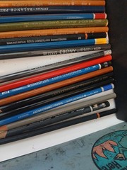 Vintage Assorted Conte, Faber, Koh-i-noor Colored Pencilsl, Nice Lot of 70