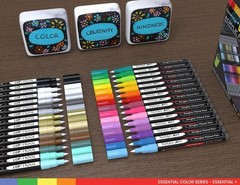Vibrant Acrylic Markers for Multiple Surfaces