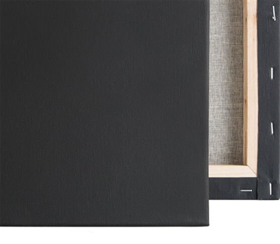 Economy Stretched Canvas Panels : 16X20 5/8″ Econo Black 1pc.