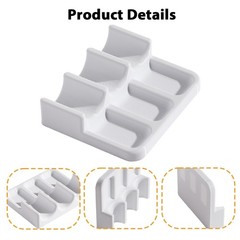 2 Pcs Paint Brush Holder with 6 Slots Watercolor Oil Acrylic Brush Rest Set