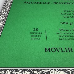 ARCHES Watercolor Paper 7×10 in. /18×26 cm 300 GSM Cold Pressed 100% Cotton