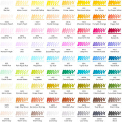 ARTEZA Art Markers Set of 72 Colors, Everblend Dual Tip Markers with Organizer B