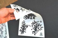 2PACK Mylar Camouflage Stencils DIY Rifle Gun Airbrush Paint Mask Swarm Camo