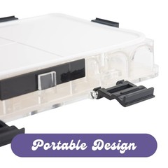 Airtight Paint Palette, 24Well Storage Palette Box with Thumb Grip, Leakproof…