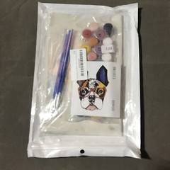New paint by number on canvas Kit. 40 X 50 Cm Modern Art Dog