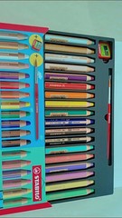 Multi-talented STABILO woody 3-in-1 Colour Pencil+Water Color+Wax Crayon Jumbo