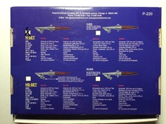 Paasche Single Action Airbrush Set H Series H-#3 Clean with extras