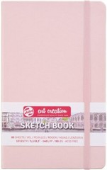 Hardback Sketchbook Art Creation 80 Sheets 140gsm Pastel Pink – Royal Talens
