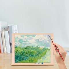 Adjustable Beech Wood Tabletop Easel Painting Board Stand Foldable Portable