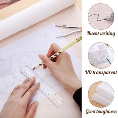 Tracing Paper Roll 12in x 25yd, White Trace x Translucent