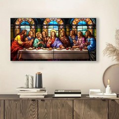 5D DIY Last Supper Diamond Painting Kits for Adults, Large Size Full Drill Diam.