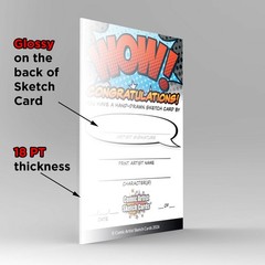 🎨 20 Packs – 18 PT Comic Artist Sketch Cards – Blank Trading/Sketch Cards Paper