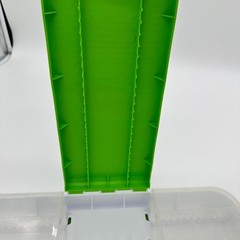 Crayola Marker Storage Case White Green Clear Plastic Organizer