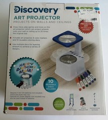 Discovery Art Projector Kit Projects on Walls & Ceilings 20-Piece Set BRAND NEW