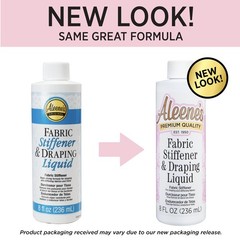 Fabric Stiffener Draping Liquid 8 oz Quick Drying Nontoxic Aleene s Aleenes