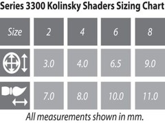 3300 Kolinsky Pure Sable Shader Brush