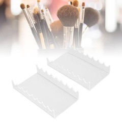 Pilipane 2PCS Makeup Brush Holder Clear Acrylic Horizontal Brush Drying Rack …