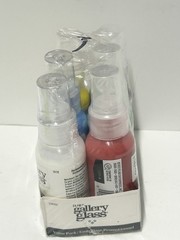 Gallery Glass, Basic Stained Glass Kit, 6 Colors Acrylic Paint – Brand New