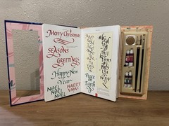 Vintage 1993 Calligraphy Projects Workstation Book & Art Kit Set Lettering