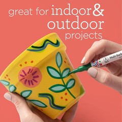 Paint Pens, Set of 12 Multi-Surface Fine Tip Paint Pens, Perfect for Indoor a…