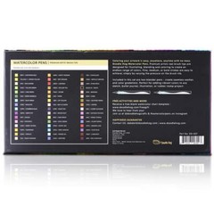 DOODLEHOG Gift Box : 48 Premium Watercolor Brush Pens