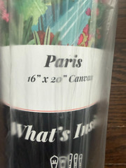 NIP THE PAINT ANYWHERE PARIS Paint by Numbers Kit Sealed Complete Kit 16″x20″
