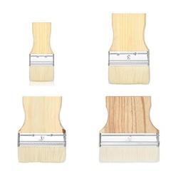 4 pcs Flat Paddle Paint Brush Set Wide Paint Brush Large Paint Brush 2/3/4/5