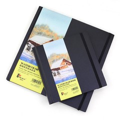 Watercolor Sketchbook Square Medium Grain Art Paper Drawing Pad Notebook