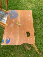 VINTAGE – JULLIAN HALF BOX – FIELD / TRAVEL EASEL – FRANCE