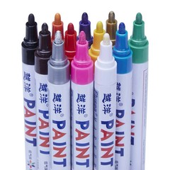 12Pcs Waterproof Permanent Paint Marker Pen For Car Tyre Tire Tread Rubber Metal