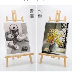 2PCS 12 Inch Wooden Tabletop Easel Stand For Painting Art Display Crafts