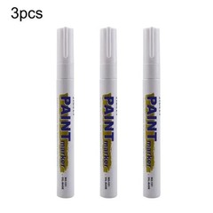 3 PCS Waterproof Permanent Paint Marker Pen Car Tyre Tire Tread Rubber Metal NEW