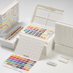 MEEDEN Watercolor Paint Set 48 Colors in 5.44 Ounce (Pack of 1), 48 COLOR