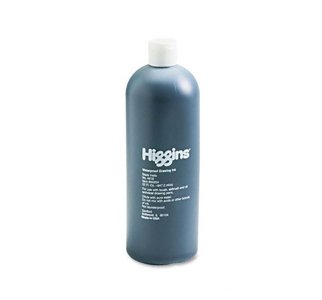 Higgins India Ink 4418 Black 32 Oz